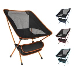 Foldable Outdoor Chair Easy Carry Compact Camping Seat for Beach Trip Picnic Garden BBQ Hiking Adventure