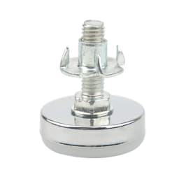 8 Pairs M8 35mm Furniture Levelers Table Leveling Foot Adjustable W/T-Nuts (8 PCS Furniture Leg Screws & 8 PCS T-Nuts)