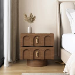 Nordic Drawers Bedside Table Storage Luxury Mid Century Modern Bedroom Bedside Table Simple Vanity Criado Mudo Home Furniture