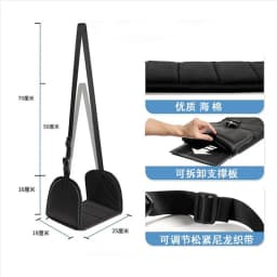 KYCOR-Foot Relaxing Hammock Adjustable Airplane Foot Hammock For Office Travel Relaxing Under-Desk Resting Foot Hammock