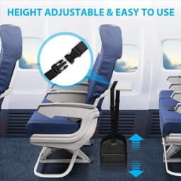 KYCOR-Foot Relaxing Hammock Adjustable Airplane Foot Hammock For Office Travel Relaxing Under-Desk Resting Foot Hammock