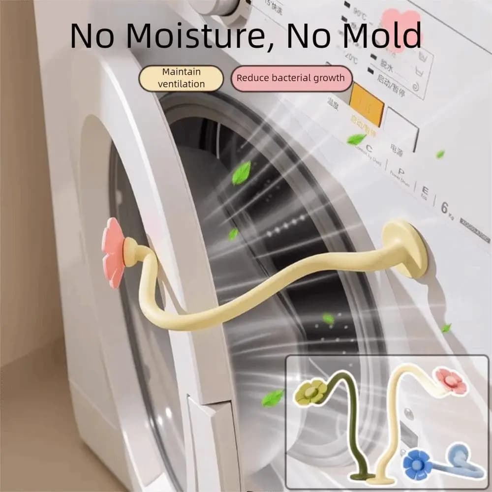 Magnetic Washer Door Prop-Stabilizer Ventilation and Mildew Prevention Ventilation Limiter Washer Door Prop-Stabilizers