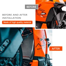 X-T Motorcycle Accessories Engine Radiator Grille Guard Cover Oil Cooler Guard For KTM 990 RC R 2026 990RC R Track 2026