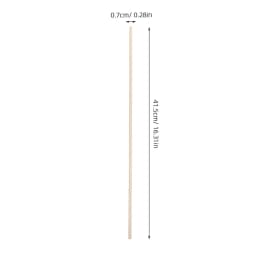 6Pcs Bamboo Director Chair Support Rods Replacement Sticks for Canvas Seat Cover Highchair Frame Repair Makeup Artist Chair