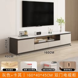 Living Room Furniture Rock Slab TV Cabinet Living Room Solid Wood Drawers Entertainment Display Floor Mid Century Tv Stands