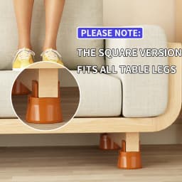 Adjustable Splint-Type Furniture Protection Pads: Moisture-Proof, Shockproof; Fit Table/Chair/Stool Legs, Heightens