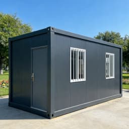 Cost Effective Outdoor Leisure Container House Hurricane Impact Resistant Aluminium Alloy Container Anti Theft Removable House