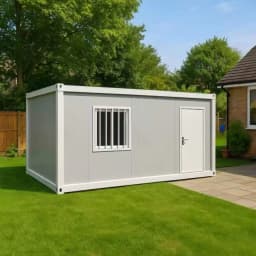 Cost Effective Outdoor Leisure Container House Hurricane Impact Resistant Aluminium Alloy Container Anti Theft Removable House
