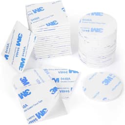 500Pcs Double Sided Strong Adhesive Tape EVA Foam Self Mounting Sticky Pad With Glue Wall stickers Round Rectangl Black White