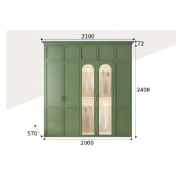 American Children Bedroom Wardrobe Green French Cream European Storage Open Closet Cabinets Clothes 2025 Armario Furniture