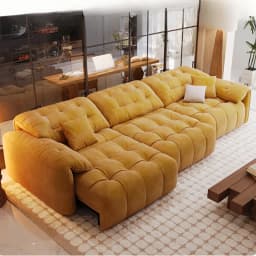 Luxury Living Room Sofas Large European Nordic Electric Modern Foldable Puffs Couch Bed Chaise Designer Divani Home Furniture
