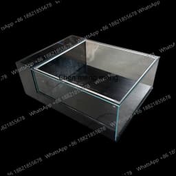 Model display cabinet home coffee table glass dustproof display cabinet creative customization