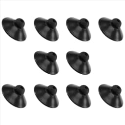 10 x Black rubber 27mm Suction Cup Clip Sucker For Aquarium Fish Tank Pump-A51M