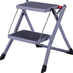 Folding Ladder Stool Household Two-step Small Ladder Non-slip Kitchen Steps Car Fishing Children Two-step Pedal Stool