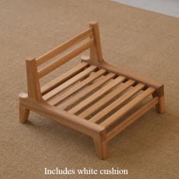 Japanese Style Solid Wood Tatami Chair Tea Room Backrest Chairs Mortise Tenon Bay Window Seat Including Cushion Home Furniture