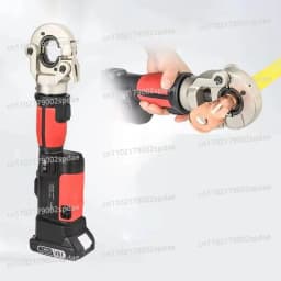 LS-300 Cordless Electric Hydraulic Crimping Pliers Portable Hand Tool for Copper & Aluminum Terminal Clamping