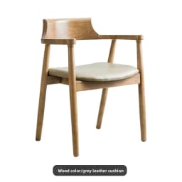 Wood Modern Dining Chairs Nordic Outdoor Luxury Home Dining Chairs Modern Arm Nordic Chaises Salle Manger Outdoor Furniture