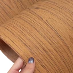 Size:2.5x0.58m Thick:0.2mm Tech Wood Teak Pattern Thin skin Wood Veneer Furniture Cabinet Decoration Floorcovering Veneer