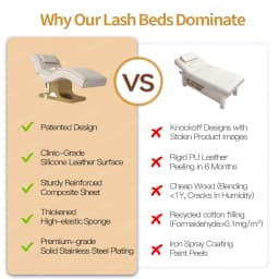 Curved Eyelash Lashista Stretcher Bed Camilla Cama Lash Massage Cosmetic Table Eyelash Extension Bed Chair