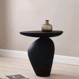 Creative Modern Pebble Shape Edge Few Black Special-shaped Home Living Room Coffee Tables Bedroom Bedside Table طاولات القهوة