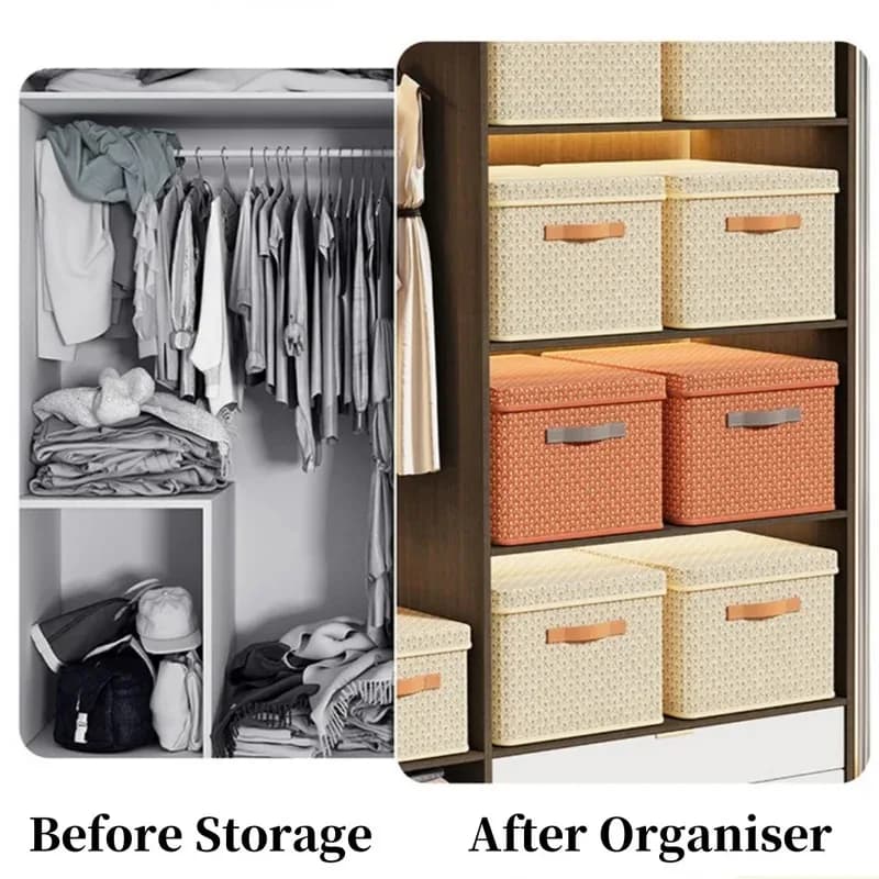 Thicken Clothes Organizer Pants Sweater Storage Cabinets Drawers Organizer Jeans Storage Box Wardrobe Clothes Storage Organizers
