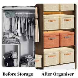 Thicken Clothes Organizer Pants Sweater Storage Cabinets Drawers Organizer Jeans Storage Box Wardrobe Clothes Storage Organizers