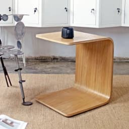 #c Versatile CType Wooden Tea Table Portable TatamiStyle Side Stand Nordic Elegance for Living Rooms Lounges