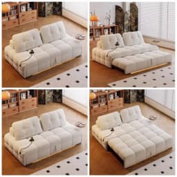 Adjustable Designer Living Room Sofas Beige Strong Italian Foldable Recliner Sofa Lounge Luxury Divani Moderni Home Furniture