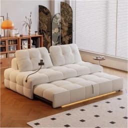 Adjustable Designer Living Room Sofas Beige Strong Italian Foldable Recliner Sofa Lounge Luxury Divani Moderni Home Furniture