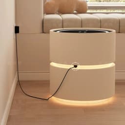 Smart Luxury Bedside Table Bedroom Coffee Decor Comfortable Storage Nightstand Drawers Organizer Criado Mudo Trendy Furniture
