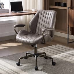 Ergonomic Office Chairs Vintage Study Desk Chair Comfortable Computer Task Seat for Long Sitting Swivel Chair for Home Office