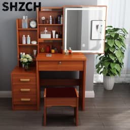 Dressing Table Small Apartment Dresser Modern Makeup Mirror Storage Cabinet 옷장
