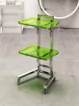 Japanese Style Barber Shop Trolley Storable Simplicity Modern Trolley Designer Multifunctional Furniture Pousser Un Chariot Hbsc