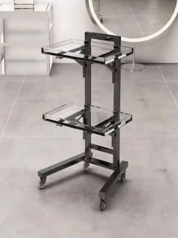 Japanese Style Barber Shop Trolley Storable Simplicity Modern Trolley Designer Multifunctional Furniture Pousser Un Chariot Hbsc