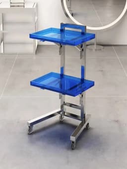 Japanese Style Barber Shop Trolley Storable Simplicity Modern Trolley Designer Multifunctional Furniture Pousser Un Chariot Hbsc