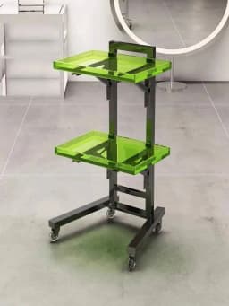 Japanese Style Barber Shop Trolley Storable Simplicity Modern Trolley Designer Multifunctional Furniture Pousser Un Chariot Hbsc