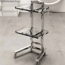 Japanese Style Barber Shop Trolley Storable Simplicity Modern Trolley Designer Multifunctional Furniture Pousser Un Chariot Hbsc