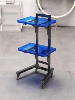 Japanese Style Barber Shop Trolley Storable Simplicity Modern Trolley Designer Multifunctional Furniture Pousser Un Chariot Hbsc