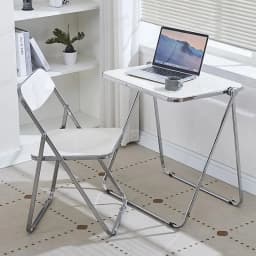Modern Simple Acrylic Transparent Folding Chair Portable Dining Leisure Chair for Home Living Room Balcony