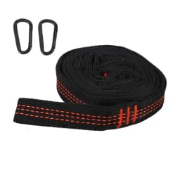 2Pcs High Bearing Capacity Hammock Straps 600lbs Breaking Strength Polyester Hammock Belt Rope 5 Ring Correias De Poliéster