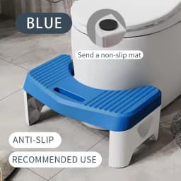 Adjustable Squatting Toilet Stool Ergonomic Design, Comfortable Aid for Kids, Adults, and Pregnant Women