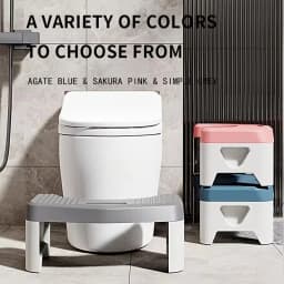 Adjustable Squatting Toilet Stool Ergonomic Design, Comfortable Aid for Kids, Adults, and Pregnant Women