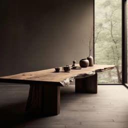 Restaurant Minimalist Dining Table Nordic Wooden Living Room Dining Table Kitchen Luxury Modern Tavolo Da Pranzo Home Furniture