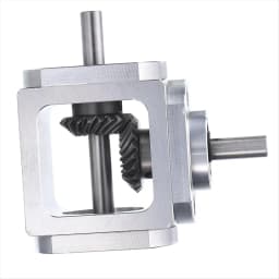 【37% OFF】Gear-Box 90 Degree Right Angle Bevel Gear-Box 1:1 Single Output Shaft 1 Module 20 Teeth Bevel Gear Aluminum Frame