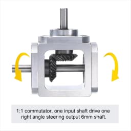 【37% OFF】Gear-Box 90 Degree Right Angle Bevel Gear-Box 1:1 Single Output Shaft 1 Module 20 Teeth Bevel Gear Aluminum Frame