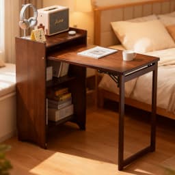 테이블 Solid Wood Folding Desk Computer Desks Bedroom Apartment Bedside Study Table Mesa Para Escritório Escritorios De Habitación