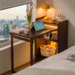테이블 Solid Wood Folding Desk Computer Desks Bedroom Apartment Bedside Study Table Mesa Para Escritório Escritorios De Habitación