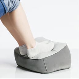 1-Piece Inflatable Footrest Pad for Home Travel And Work Portable Adjustable Backrest Foot Pillow
