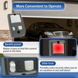 Upgraded Replacement Wall Console For Genie Series II Garage Door Opener- GBWCSL2-BX 39165R, GBWC2-BX GPWC-2WLB 37351R