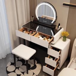 Modern Elegant Vanity Table Multifunctional American Beautiful Premium Vanity Table Aesthetic Classic Meuble Chambre Furniture